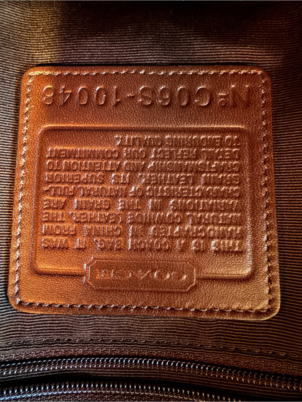 Coach Mia Braided Leather Satchel #10048 Y2K - Picture 10 of 14
